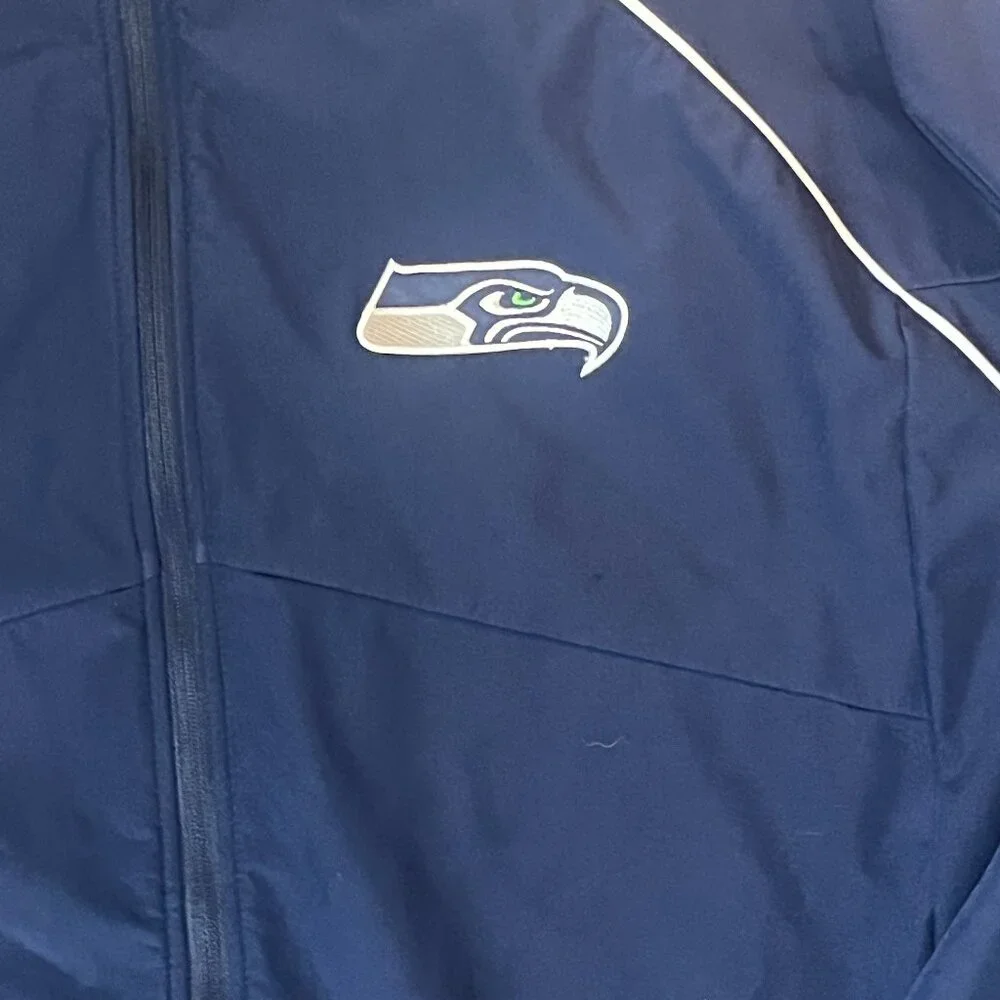 Seattle Seahawks Zip Jacket | NFL Outerwear | Vintage Sportswear